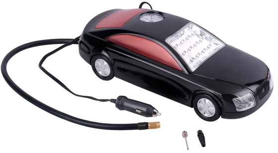 پمپ هوا اتومبیل 12 ولت اتومبیل پمپ 3 در 1 با باتری 4V 1.5Ah 150 PSI با چند رنگ -