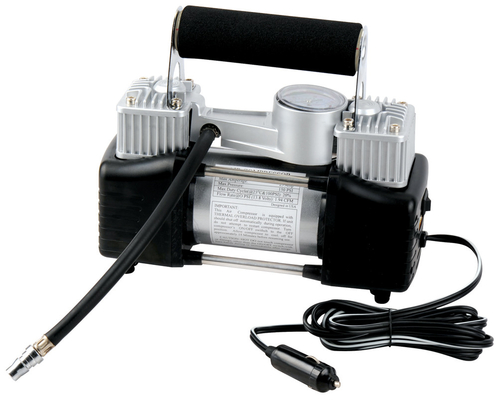 DC12V دو سیلندر فلزی ماشین کمپرسور هوا برای پمپ انفلاسیون ماشین