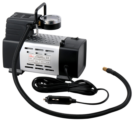 کمپرسور هوا فلزی قابل حمل 150PSI 12V تورم قدرتمند با 2 آداپتور نازل