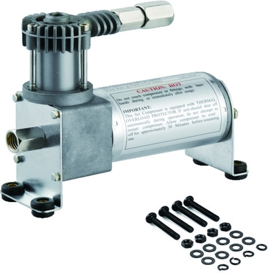 پمپ تک سیستم تعلیق هوا 120psi کروم 12 ولت شیلنگ ضد زنگ سرب YURUI 6273R