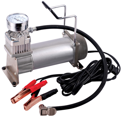 کمپرسور هوا 12V Single 200 Psi Automobile خاموش کردن کروم ، کمپرسور هوای قابل حمل برای اتومبیل