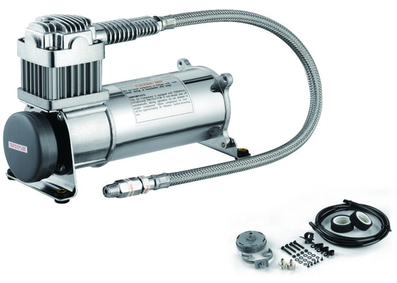 تنها 150psi 12V 1/4 اینچ کمپرسور تعلیق هوا نقره سنگین