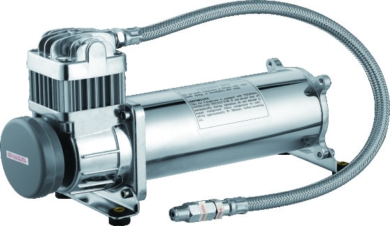 200PSI Single Chrome Car Compressor Air 12v ، سیستم تعلیق Air Ride برای کامیون ها