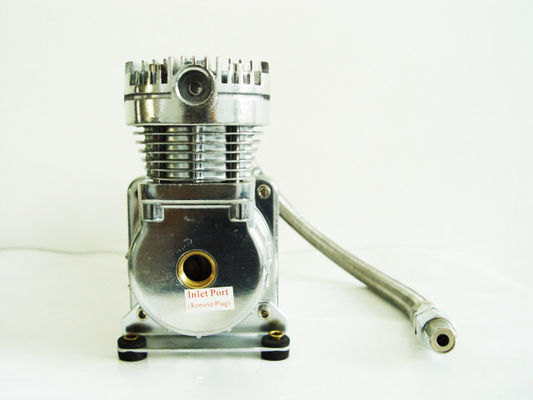 کمپرسور سیستم تعلیق هوای نقره ای و سیاه تنها 200psi Chrome Material