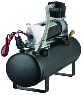 کیت های منبع هوای 12V 150PSI سیستمهای هوایی 1.5 مخازن گالن فلز سیاه برای تورم سریع