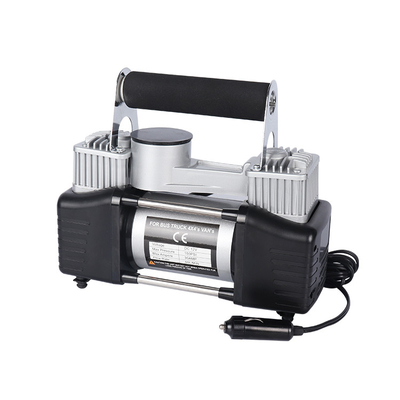 کمپرسور هوا با دو سیلندر فلزی با کیف حمل کمپرسور هوا با فشار بالا DC 12V