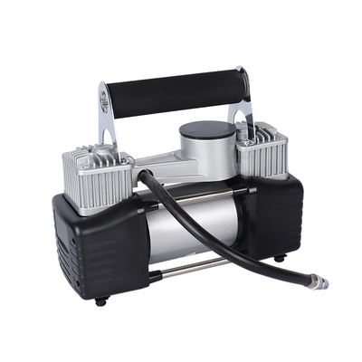 کمپرسور هوا با دو سیلندر فلزی با کیف حمل کمپرسور هوا با فشار بالا DC 12V