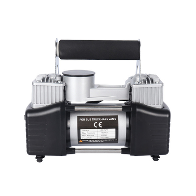 کمپرسور هوا با دو سیلندر فلزی با کیف حمل کمپرسور هوا با فشار بالا DC 12V