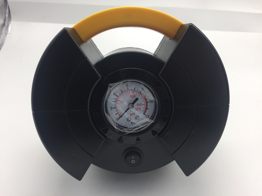 کمپرسور هواگیر DC12V اتومبیل با سنج برای لاستیک های مختلف ، رنگ سیاه و زرد