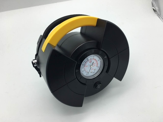 کمپرسور هواگیر DC12V اتومبیل با سنج برای لاستیک های مختلف ، رنگ سیاه و زرد