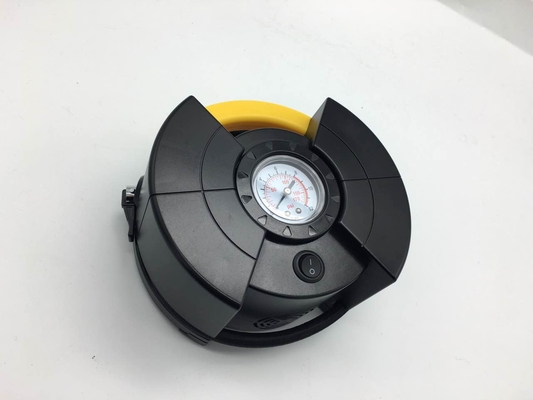 کمپرسور هواگیر DC12V اتومبیل با سنج برای لاستیک های مختلف ، رنگ سیاه و زرد