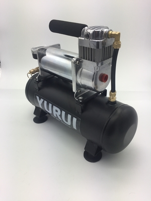 پمپ تعلیق هوا با سر و صدای کم DC با مخزن هوای متصل و سنج برای کیسه هوا