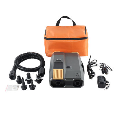 اندازه گیری دیجیتال 12 ولت 3 در 1 تخته باد 5000mA باتری SUP پمپ آداپتور AC110V-220V