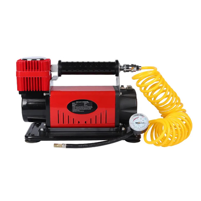 کمپرسور هوا ماشین DC12V با فشار سنج لوله اتومبیل بادکنک هوا واحد سیلندر