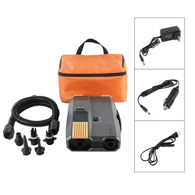 AC110-220V پمپ سوپ دیجیتال الکتریکی DC 12V با باتری لیتیوم برای پر کردن تخت بادکنک