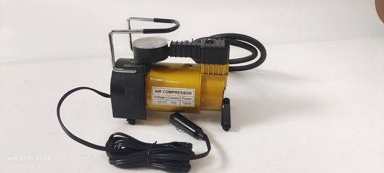 کمپرسور هواپیمای فلزی قابل حمل DC12v یک سیلندر لوله اتومبیل پمپ انفلاسیون سریع
