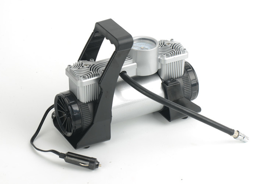 کمپرسور هوای نقره ای / بالک فلز 12v سنگین با کیسه بدون نور