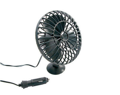 هواکش های خنک کننده کوچک ماشین پلاستیک Dc 12v قابل حمل 4 اینچ با جذب