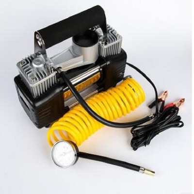 کمپرسورهای هوای دو سیلندر خودرو YF662B 180w 150psi در رنگ نقره ای