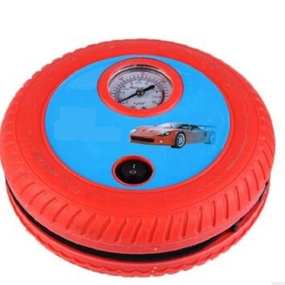کمپرسور هوای پلاستیکی قرمز Dc12v 250psi Oem با پلاگین فندک سیگار