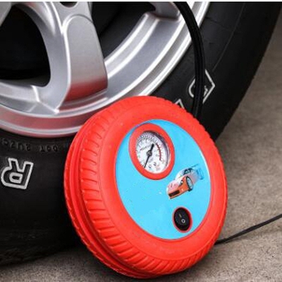 کمپرسور هوای پلاستیکی قرمز Dc12v 250psi Oem با پلاگین فندک سیگار