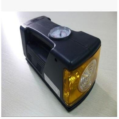 کمپرسور هوا قابل حمل سه در یک اتومبیل Dc12v 250psi سیاه رنگ با لامپ
