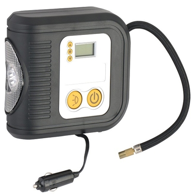 کمپرسور هوا 10bar وسیله نقلیه پلاستیک Dc12v مواد پلاستیکی با صفحه نمایش دیجیتال