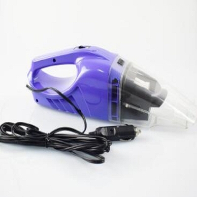 جاروبرقی باتری دست نگهدارنده بنفش ماده پلاستیک Dc 12v پلاستیک