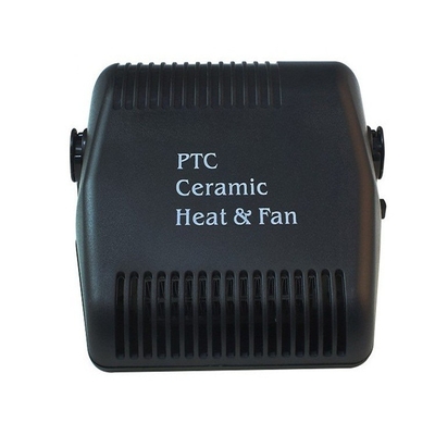 بخاری اتومبیل قابل شارژ OEM مشکی ، پلاگین Dc12v در بخاری برای اتومبیل