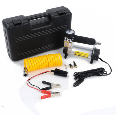 قیمت خوب کمپرسور هوا فلزی با فشار بالا 1 سال ضمانت با ساعت 12v 140 Psi آنلاین