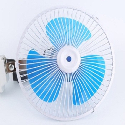 فن پلاستیکی نصب شده پیچ 12v / 24v فن خنک کننده اتومبیل آبی