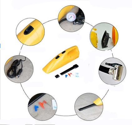 جاروبرقی تمیز کننده اتومبیل 1.54 کیلوگرمی کمپرسور هوای خودرو 12 ولت Dc 250psi