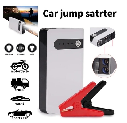 شارژر باتری خودرو 12 ولت با چراغ قوه LED با باتری 11000mAh