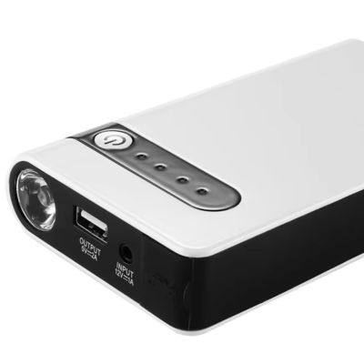 استارتر پرتابل 12 ولتی با چراغ قوه LED و مانیتور فشار تایر