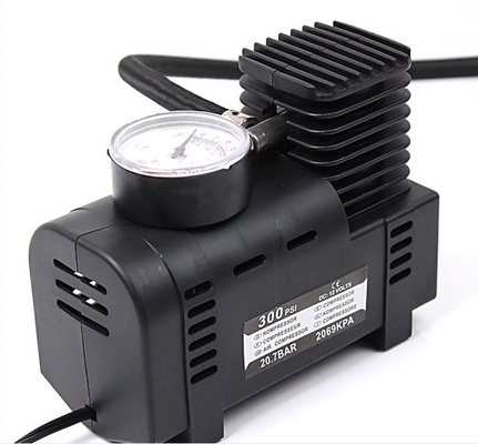 قیمت خوب فشار 0.8 کیلو گرم وزن اتومبیل قابل حمل پمپ DC 12V 250 Psi با ساعت آنلاین