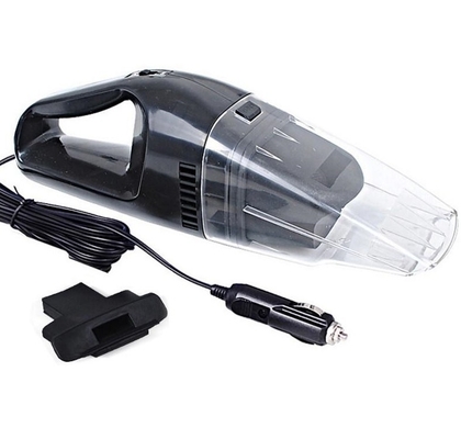 جاروبرقی اتومبیل دستی قابل حمل 12v DC سیاه و دارای گواهینامه CE