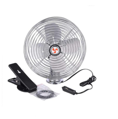 پنکه خنک کننده اتومبیل 12v / 24v با خاموش - خاموش سوئیچ گارد فلزی ایمنی کامل