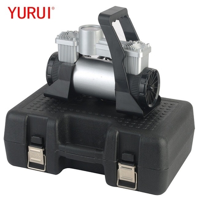 DC12v کمپرسور هواپیمایی اتومبیل قابل حمل بادکنک لاستیک با جعبه پلاستیکی