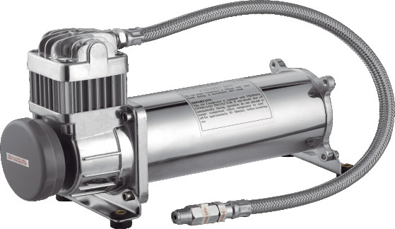 کروم ماشین سواری تعلیق هوا پمپ ماشین تنظیم DC 12V برای وسایل نقلیه OffRoad