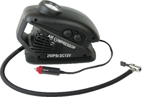 قیمت خوب پلاستیک قابل حمل سیاه و سفید با دست نگهدارنده DC12V کمر کمپرسور AIr برای انواع خودرو آنلاین