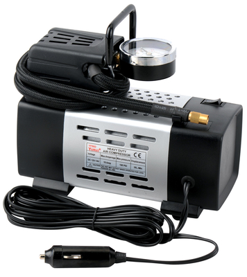 قیمت خوب کمپرسور هوا فلزی قابل حمل 150PSI 12V تورم قدرتمند با 2 آداپتور نازل آنلاین