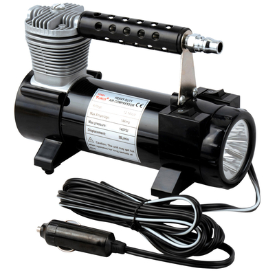 قیمت خوب کمپرسورهای هوایی خودروی مشکی تک سیلندر 150 PSI Chrome با تورم اتومبیل آنلاین