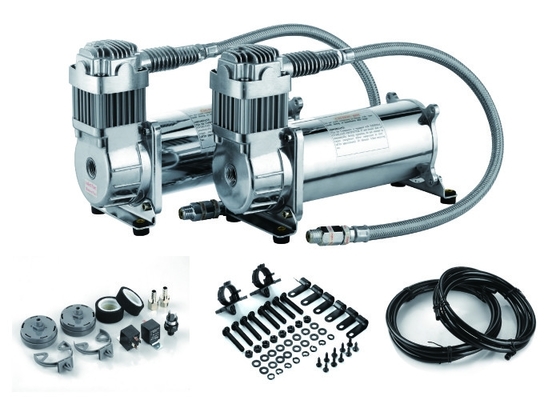 قیمت خوب کمپرسور تعلیق تعلیق DUAL Pack Air Ride برای کامیون ها ، کمپرسور هوای سنگین آنلاین
