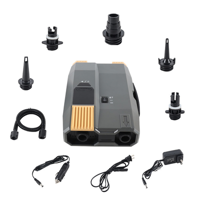 SUP و با DC12V پلگ ماشین پمپ هوا شارژ قابل AC 110v-220v قدرت الکتریکی برای تخت بادل