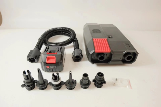 قیمت خوب AC110-220V پمپ سوپ دیجیتال الکتریکی DC 12V با باتری لیتیوم برای پر کردن تخت بادکنک آنلاین