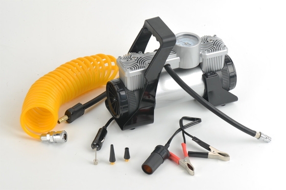 قیمت خوب کمپرسور هوای نقره ای / بالک فلز 12v سنگین با کیسه بدون نور آنلاین