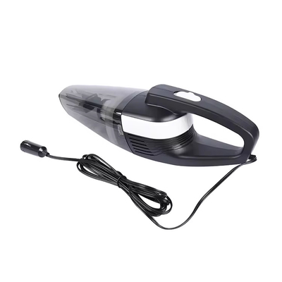 قیمت خوب جاروبرقی دستی ماشین DC12V با چراغ روشن کننده سیگار LED پلاستیکی سیاه آنلاین