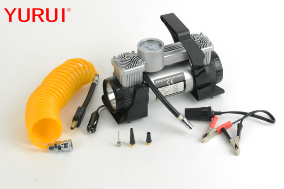 قیمت خوب کمپرسورهای هوای قابل حمل برقی 12vdc دو سیلندر با نور آنلاین