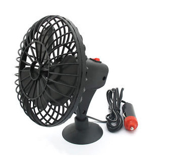 قیمت خوب هواکش های خنک کننده کوچک ماشین پلاستیک Dc 12v قابل حمل 4 اینچ با جذب آنلاین