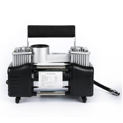 قیمت خوب کمپرسورهای هوای دو سیلندر خودرو YF662B 180w 150psi در رنگ نقره ای آنلاین